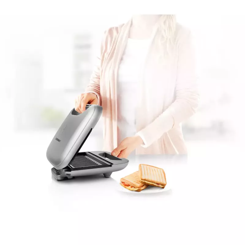 Sandwichera Princess 01.127003.01.001 750 W negra plata
