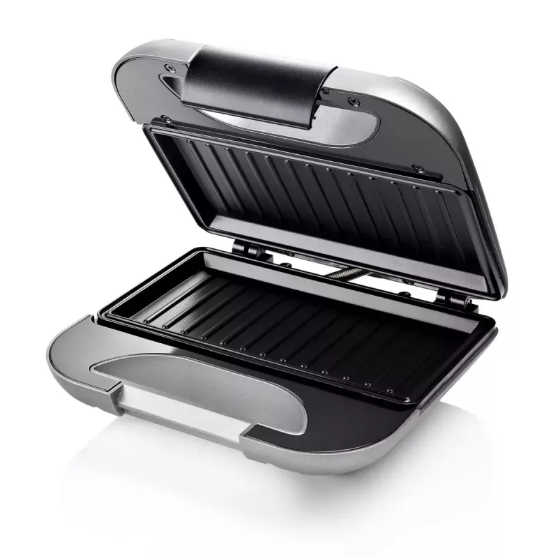 Sandwichera Princess 01.127003.01.001 750 W negra plata