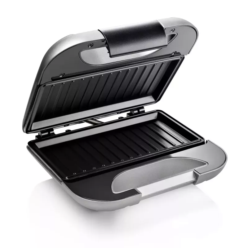 Sandwichera Princess 01.127003.01.001 750 W negra plata