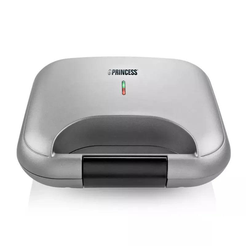Sandwichera Princess 01.127003.01.001 750 W negra plata