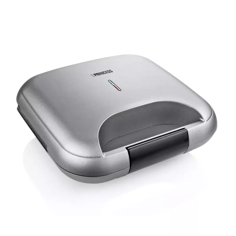 Sandwichera Princess 01.127003.01.001 750 W negra plata