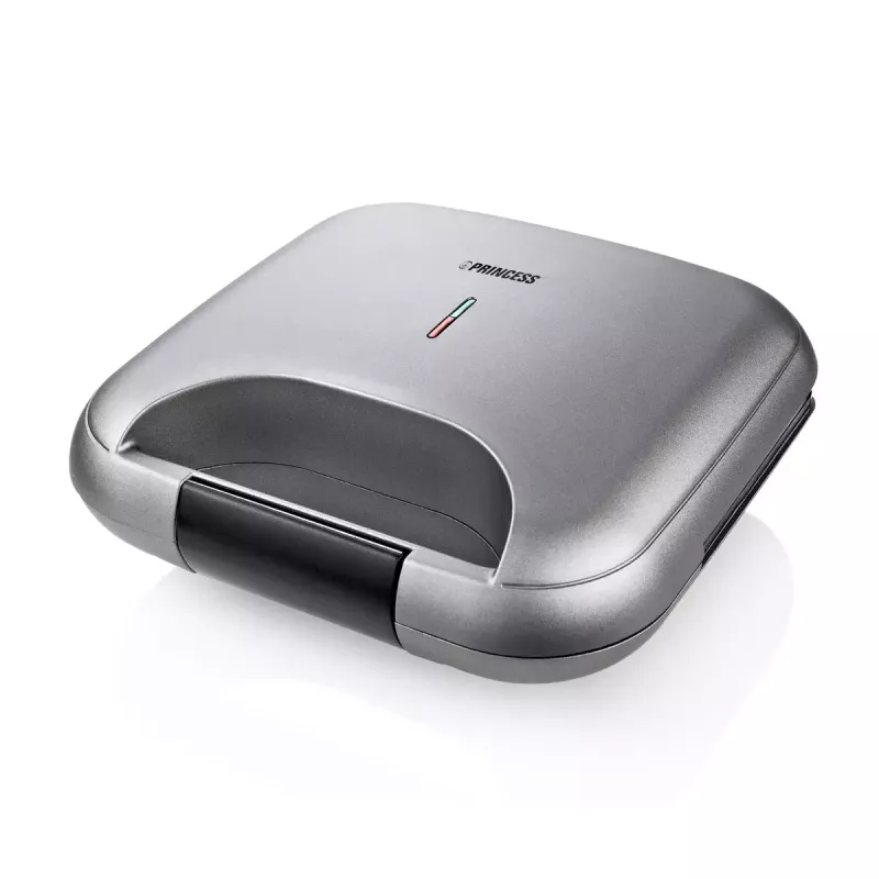 Sandwichera Princess 01.127003.01.001 750 W negra plata