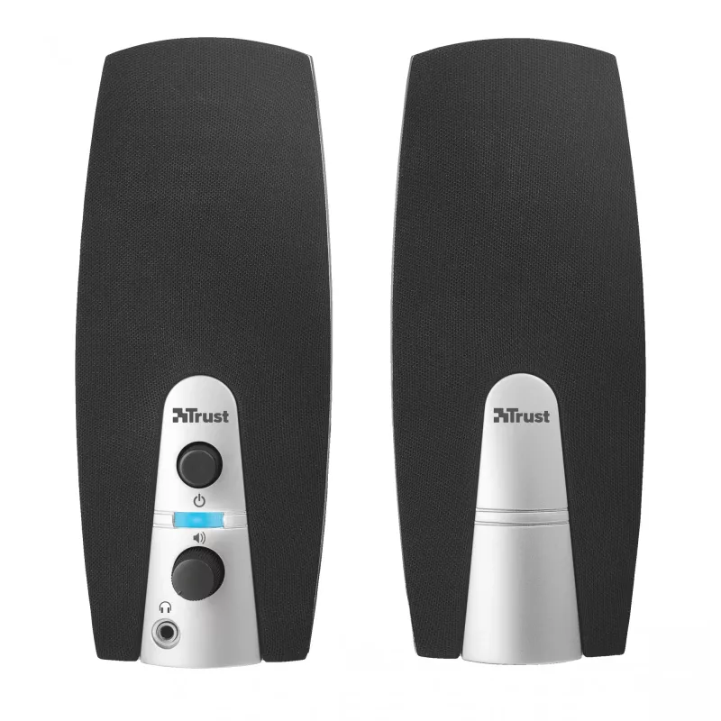 Trust MiLa 2.0 Altavoces negro, plata con cable 5 W