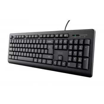Trust TK-150 Teclado universal USB QWERTY negro