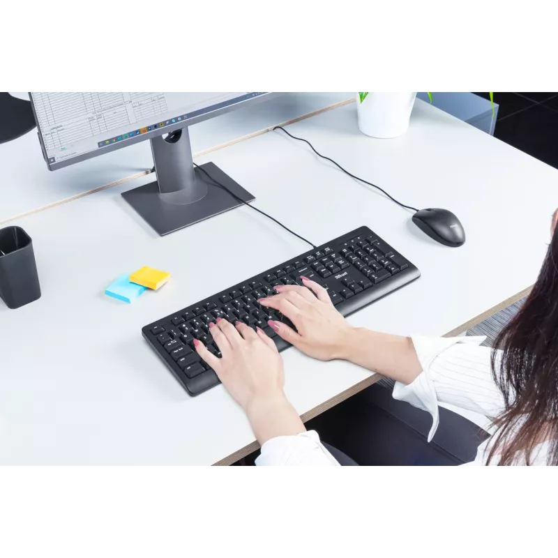Trust TK-150 Teclado universal USB QWERTY negro