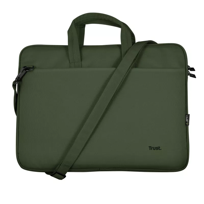 Trust Bologna Maletín 40,6 cm (16 inch) verde