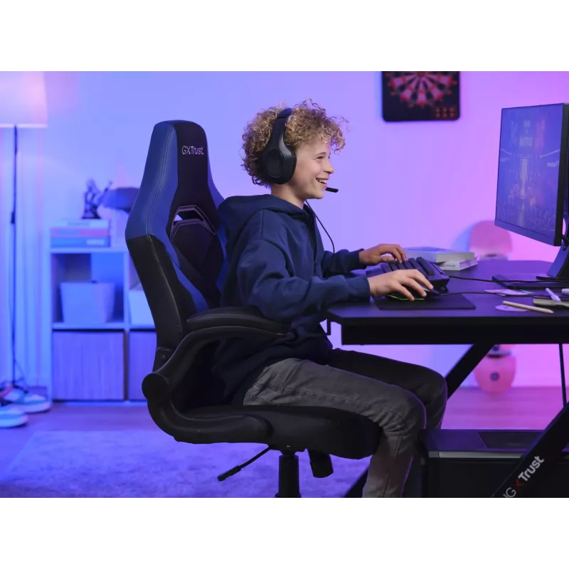 Trust GXT 703B RIYE Silla gaming universal negra, azul