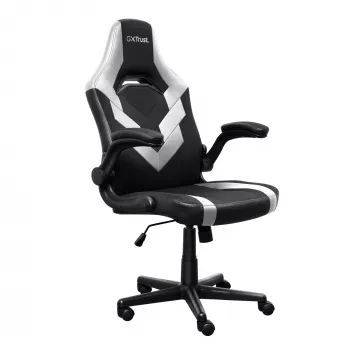 Silla gaming universal Trust GXT 703W RIYE negra blanca 140 kg