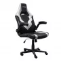 Silla gaming universal Trust GXT 703W RIYE negra blanca 140 kg