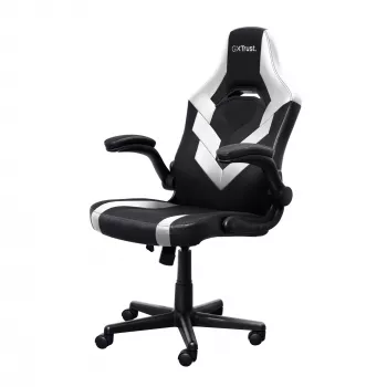 Silla gaming universal Trust GXT 703W RIYE negra blanca 140 kg
