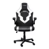 Silla gaming universal Trust GXT 703W RIYE negra blanca 140 kg