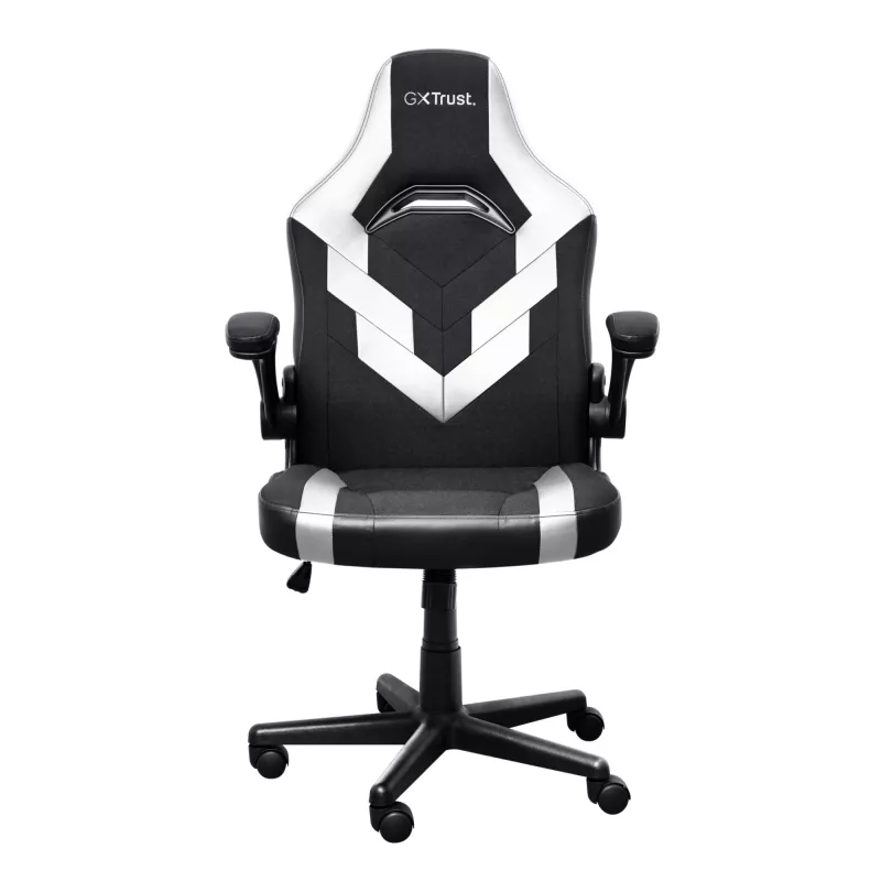 Silla gaming universal Trust GXT 703W RIYE negra blanca 140 kg