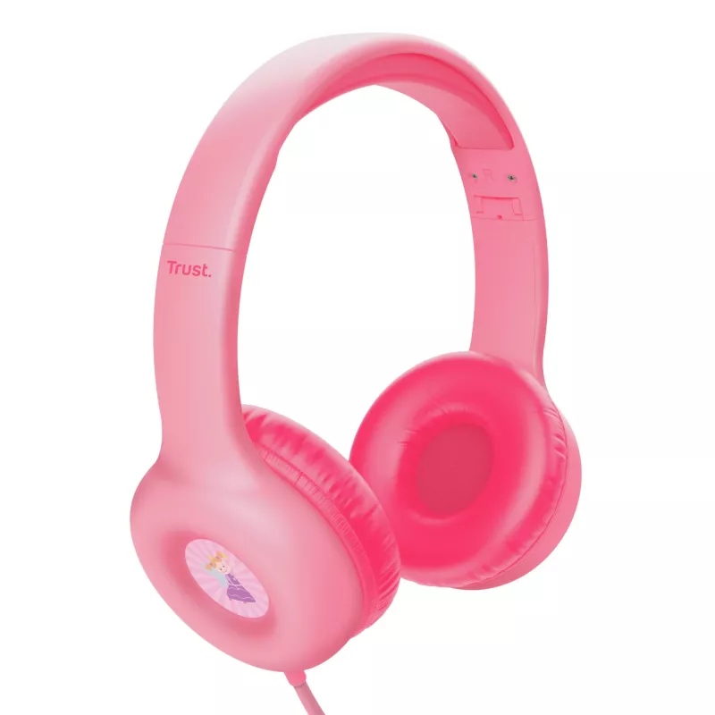 Trust Nouna Auriculares con cable diadema para llamadas/música rosa
