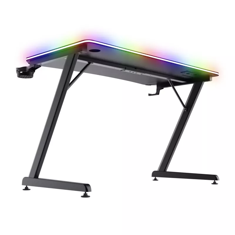 Mesa Trust GXT 710 Luminus Pro negra rectangular ABS/PC 1200x600x740mm