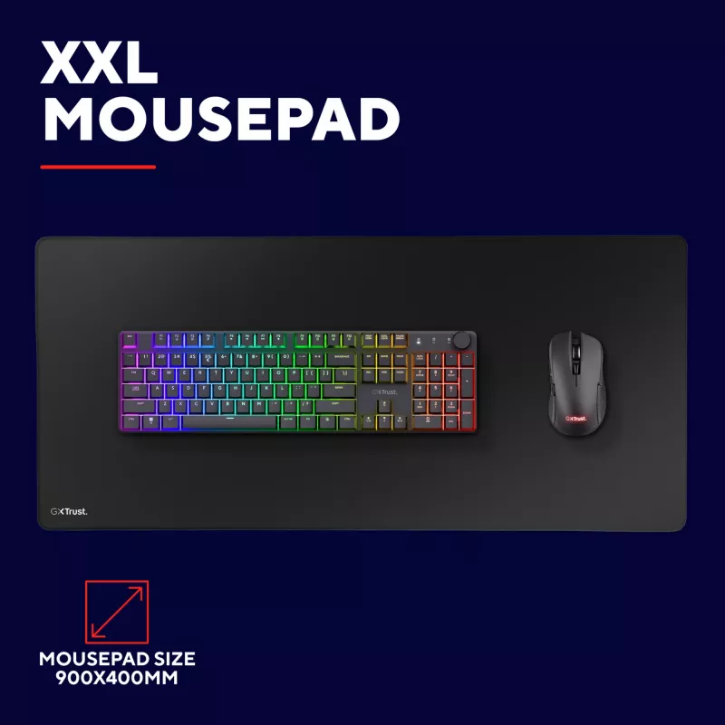 Trust GXT 759 Alfombrilla gaming negra