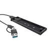 Carcasa SSD TRUST 25806 negra para M.2, unidad única, hasta 4 TB, USB Type-C 10 Gbit/s (USB 3.2 Gen 2)