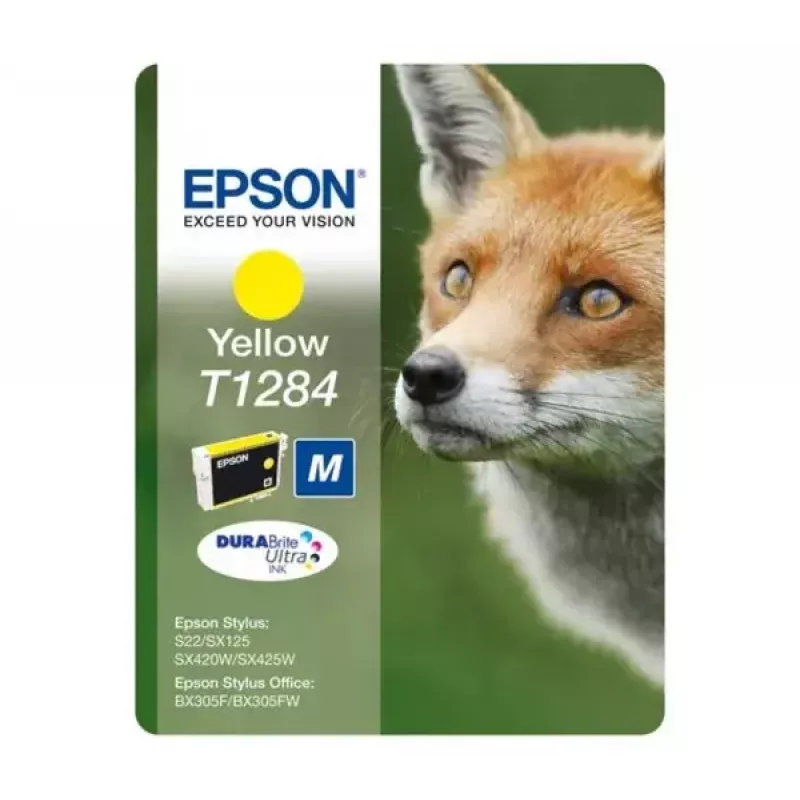 Epson Fox Unidad individual amarillo T1284 DURABrite Ultra tinta