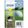 Epson Golfball Unidad individual amarillo 34XL DURABrite Ultra tinta, alto rendimiento (XL), amarillo, tinta pigmentada, 10,8 ml, 1 ud., 950 páginas