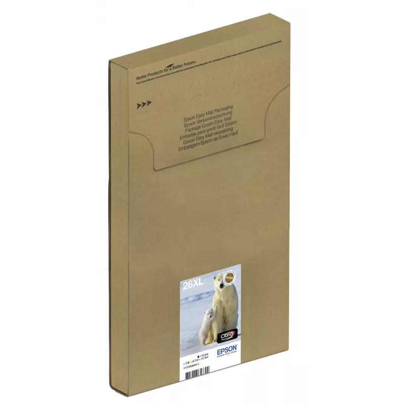 Epson 26XL EasyMail Claria Premium multipack de tinta, 4 colores (C13T26364511)