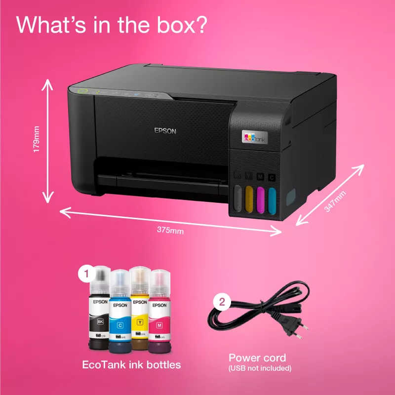 Epson EcoTank ET-2865 inyección de tinta A4 5760 x 1440 dpi WLAN