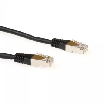 ACT negro 1 metro F/UTP CAT5E cable de red con conectores RJ45