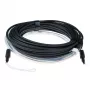 ACT cable multimodo 50/125 OM3 de 90 metros para interior/exterior de 4 fibras con conectores LC