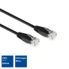 ACT Negro 5,0 metros cable de red U/UTP CAT6 con conectores RJ45