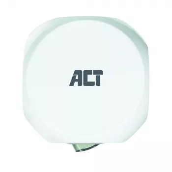 Regleta de alimentación ACT AC2430 — 3 tomas de corriente Type-F, 230 V, 16 A, cable de 1,5 m, blanca
