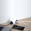 Regleta de alimentación ACT AC2430 — 3 tomas de corriente Type-F, 230 V, 16 A, cable de 1,5 m, blanca