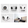 Regleta de alimentación ACT AC2430 — 3 tomas de corriente Type-F, 230 V, 16 A, cable de 1,5 m, blanca