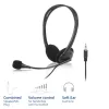 ACT Auriculares con conector hembra de audio de 3,5 mm