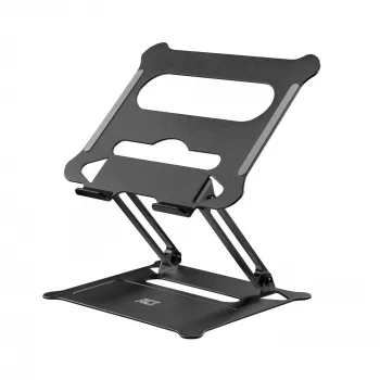 Soporte para portátil ACT AC8140 aluminio regulación de altura continua negro
