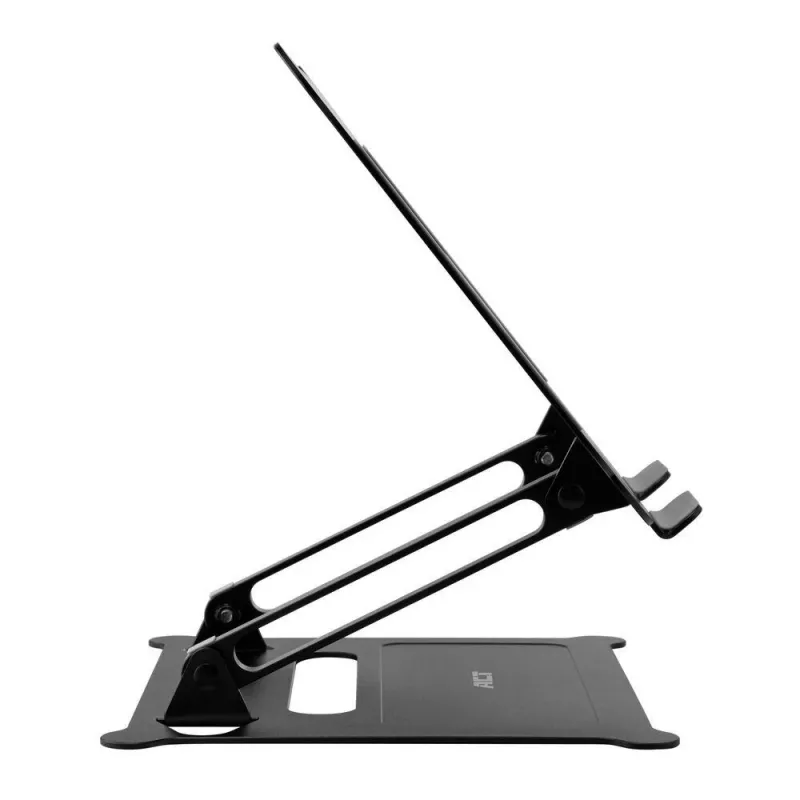 Soporte para portátil ACT AC8140 aluminio regulación de altura continua negro