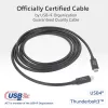 ACT Cable USB4 20Gbps 240W USB Type-C 2 m negro certificado USB-IF