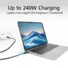 ACT Cable USB4 20Gbps 240W USB Type-C 2 m negro certificado USB-IF