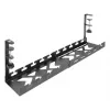 Bandeja de gestión de cables extraíble bajo escritorio ACT 43–72 cm soporte de fijación, acero, 728×130×190 mm, 5 kg