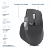 ACT AC5147 ratón inalámbrico, Bluetooth/USB, clic silencioso, 4800 DPI, gris