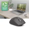 ACT AC5147 ratón inalámbrico, Bluetooth/USB, clic silencioso, 4800 DPI, gris