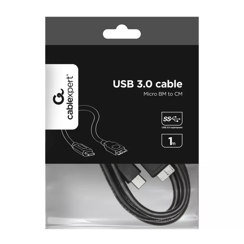 Cable USB Gembird CCP-USB3-MBMCM-1M