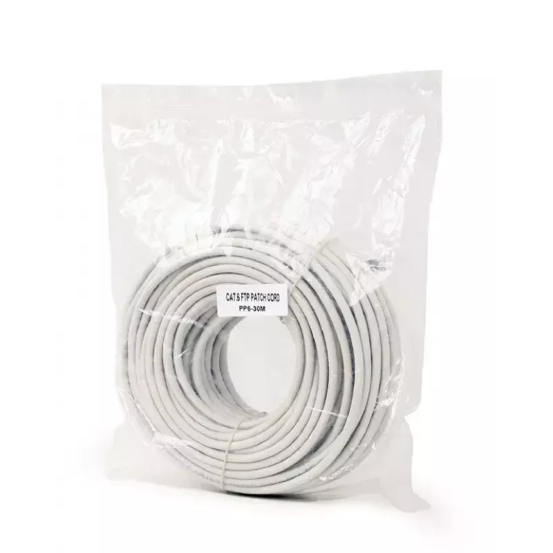 Cable de red Gembird PP6-30M RJ-45 Cat6 30m gris