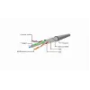 Cable de red Gembird Cat6 F/UTP (FTP) 3 m, RJ-45 a RJ-45, blanco