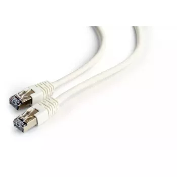 Cable de red Gembird Cat6 F/UTP (FTP) 3 m, RJ-45 a RJ-45, blanco