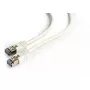 Cable de red Gembird Cat6 F/UTP (FTP) 3 m, RJ-45 a RJ-45, blanco