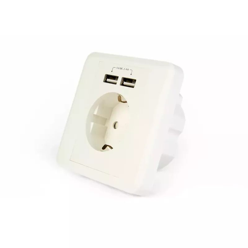 Toma de corriente 2 x USB EnerGenie EG-ACU2A2-01