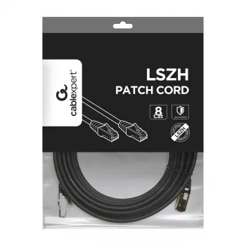 Cable de red Gembird PP8-LSZHCU-BK-5M RJ-45 Cat8 5m negro