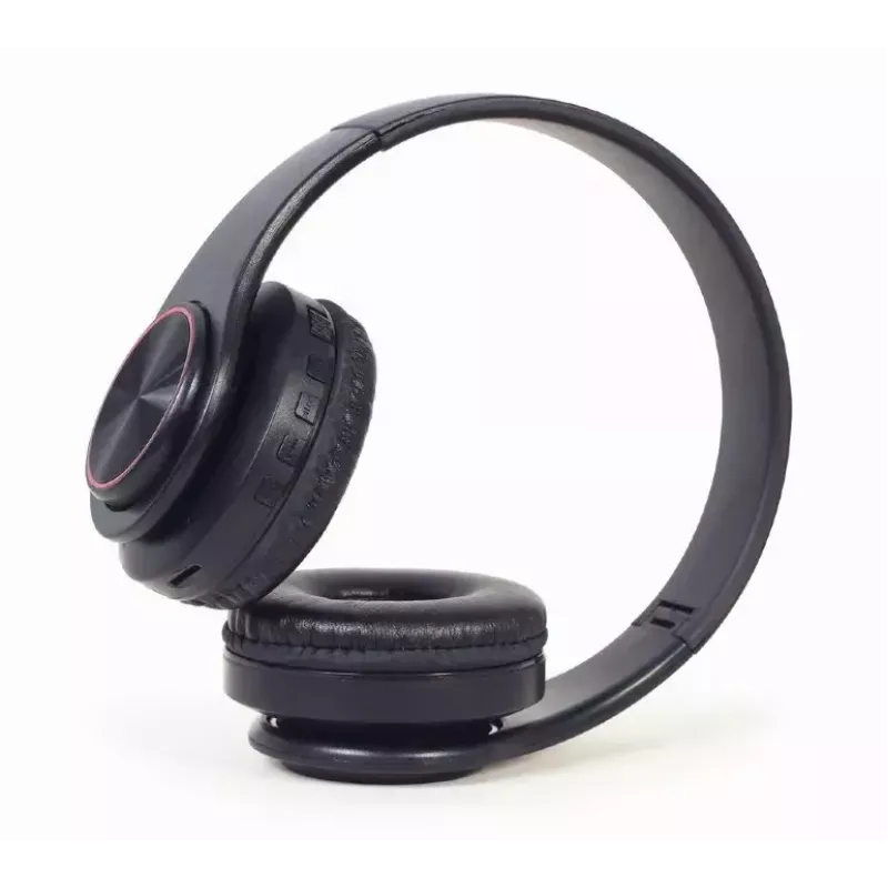 Auriculares con cable e inalámbricos GEMBIRD BHP-LED-01, supraaurales, diadema, negro, cable de 0,3 m, 150 g