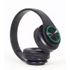 Auriculares con cable e inalámbricos GEMBIRD BHP-LED-01, supraaurales, diadema, negro, cable de 0,3 m, 150 g
