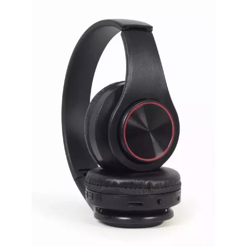 Auriculares con cable e inalámbricos GEMBIRD BHP-LED-01, supraaurales, diadema, negro, cable de 0,3 m, 150 g