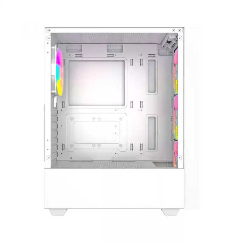 Caja de ordenador Fornax 4000 ARGB, ATX, blanca
