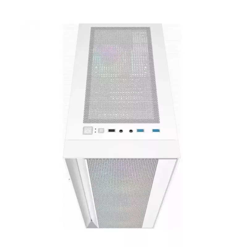 Caja de ordenador Fornax 4000 ARGB, ATX, blanca